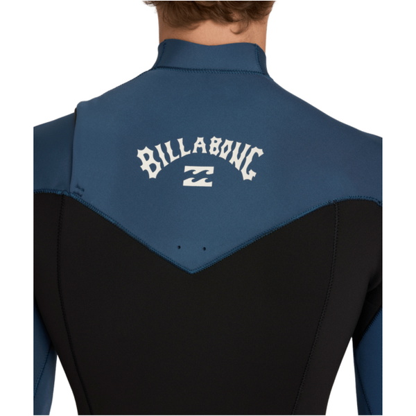 2026 Billabong Mens Absolute Core 4/3mm Chest Zip Wetsuit ABYW100294 - Dark Denim
